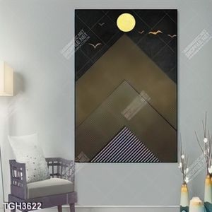 Tranh ghép núi và trăng nghệ thuật