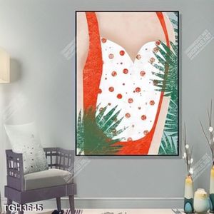 Tranh ghép lá trang trí phòng đẹp