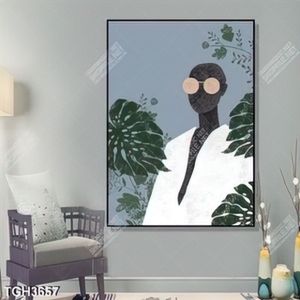 Tranh ghép lá và thời trang