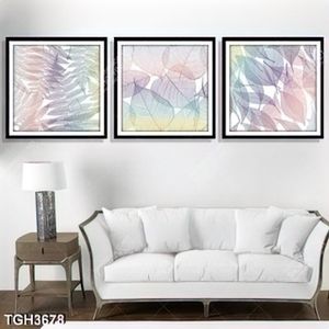 Tranh ghép lá cây bồ đề đẹp