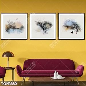 Tranh ghép sơn dầu nghệ thuật in kính đẹp