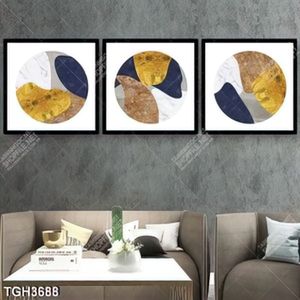 Tranh ghép 3 vòng tròn đẹp