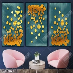 Tranh ghép chất liệu gold