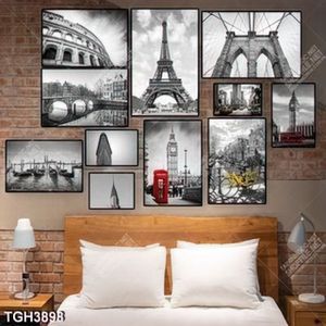 Tranh ghép 11 tấm công trình Châu Âu nổi tiếng