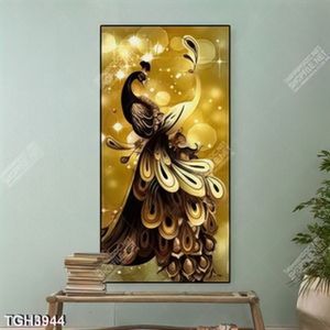 Tranh ghép đôi công gold
