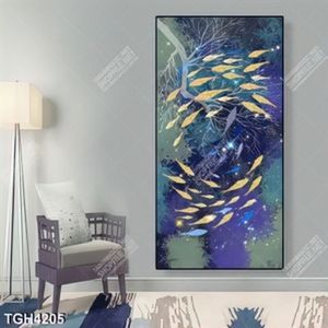 Tranh ghép đàn cá nghệ thuật