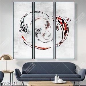 Tranh ghép cá nghệ thuật in canvas