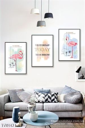 Tranh ghép hồng hạc