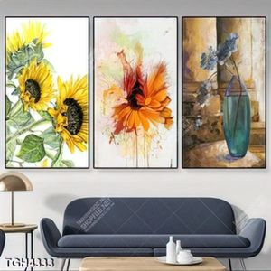Tranh ghép sơn dầu hoa hướng dương