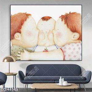 Tranh ghép gia đình hạnh phúc