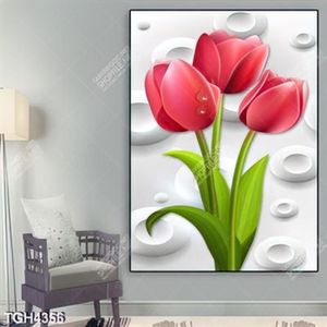 Tranh khổ dọc hoa tulip