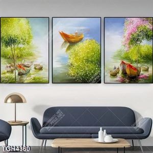 Tranh sơn dầu 3 tấm