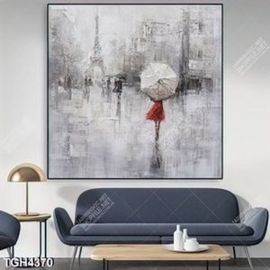 Tranh sơn dầu con đường Paris