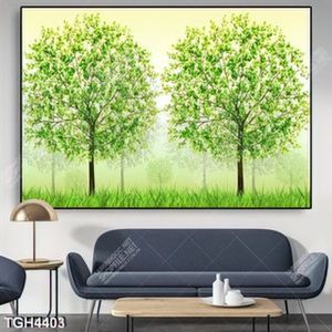 Tranh ghép 2 cây nghệ thuật