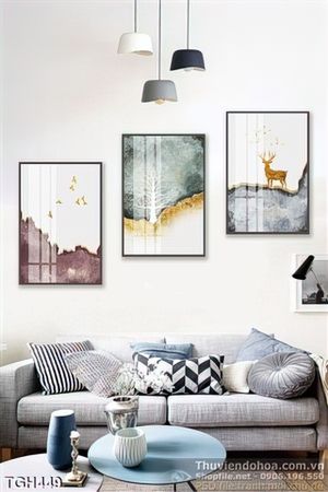 Tranh ghép 3d hiện đại là con nai