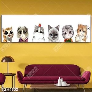 Tranh ghép 6 chú mèo ngộ nghĩnh