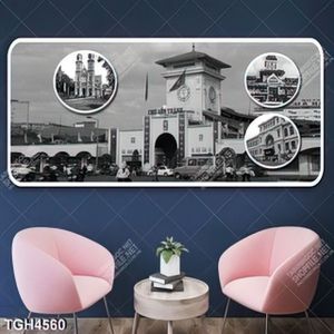 Tranh ghép chợ Bến Thành