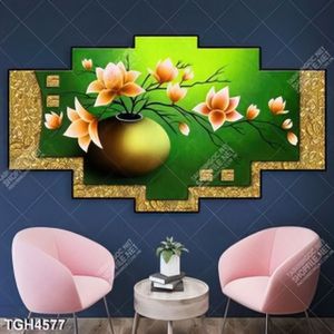 Tranh ghép bình hoa nghệ thuật