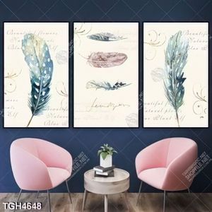 Tranh ghép 3 tấm lông nghệ thuật