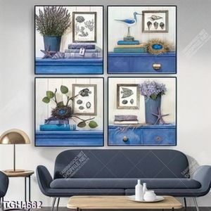 Tranh ghép 4 tấm trang trí phòng đẹp