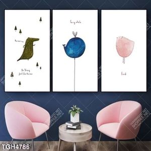 Tranh ghép 3 tấm con vật