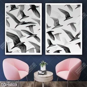 Tranh ghép 2 tấm chim én