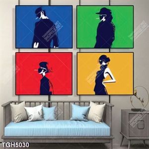 Tranh ghép 4 tấm nghệ thuật