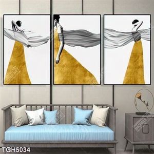 Tranh ghép 3 tấm thiếu nữ