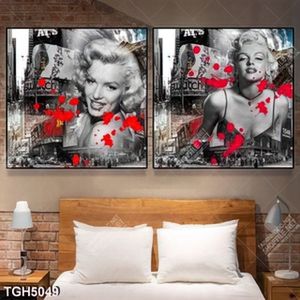 Tranh ghép 2 tấm Marilyn Monroe