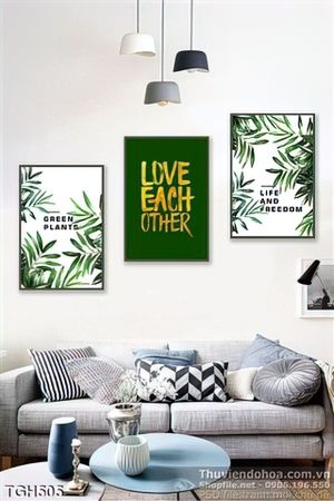 Tranh ghép love each other