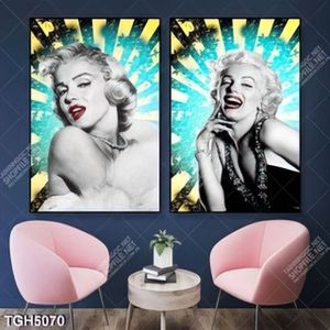 Tranh ghép 2 tấm nàng Marilyn Monroe