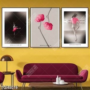 Tranh ghép 3 tấm nhảy balê