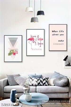 Tranh ghép chim hạc đẹp