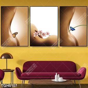 Tranh ghép đường cong phụ nữ