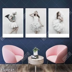 Tranh ghép 3 tấm model