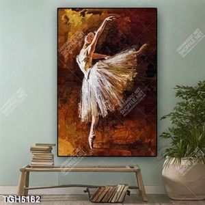 Tranh sơn dầu múa balê