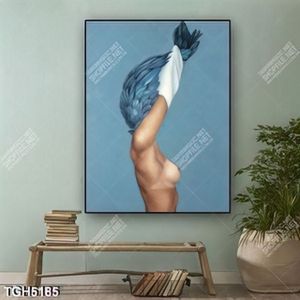 Tranh sơn dầu bán nude