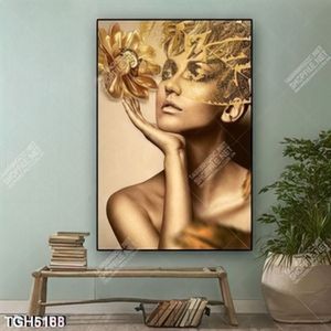 Tranh ghép ngừơi mẫu gold