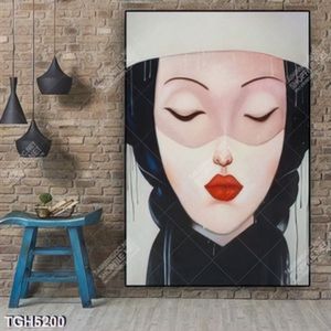 Tranh sơn dầu thiếu nữ
