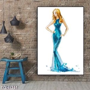 Tranh màu nước thời trang