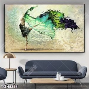Tranh sơn dầu múa balê in canvas