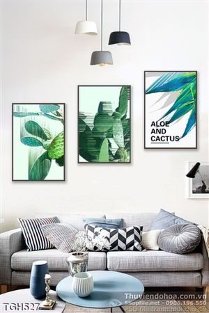 Tranh ghép cây xương rồng