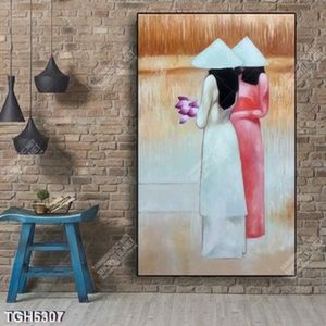 Tranh thiếu nữ Việt Nam