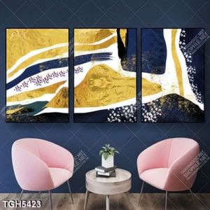 Tranh ghép 3 tấm sơn dầu nghệ thuật