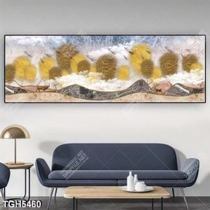 Tranh ghép khu rừng và cây
