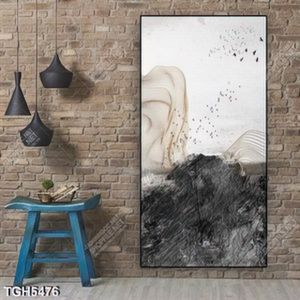 Tranh khổ dọc núi và đàn chim