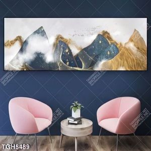 Tranh ghép núi gold