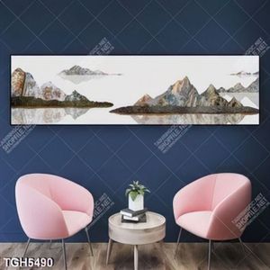 Tranh ghép núi trên sông nghệ thuật