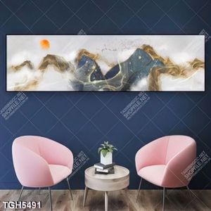 Tranh khổ ngang núi nghệ thuật
