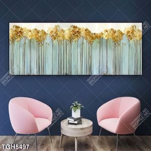 Tranh ghép cây gold khổ ngang